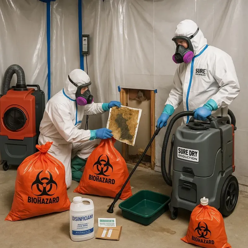 Contaminated Water Handling Protocols process in Sullivan County, IN